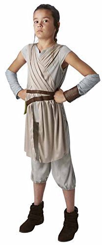 STAR WARS - THE FORCE AWAKENS ~ Rey (Deluxe) - Kids Costume 11 - 12 years by RUBBIES FRANCE