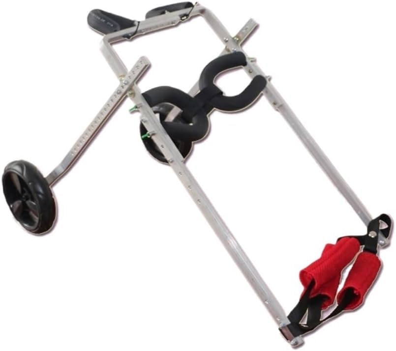 Fauteuil roulant pour chien handicapé aux pattes arrière réglables pour retrouver l'autonomie
