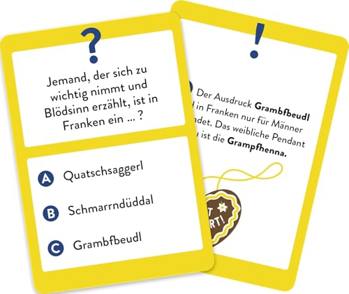 Schleich di! Das Schimpfwort-Quiz: 50 sakrisch guade Flüche aus ganz Bayern | Das perfekte Partyspiel für Fans des weiß-blauen Lebensgefühls | Ratequiz im Spielkartenformat