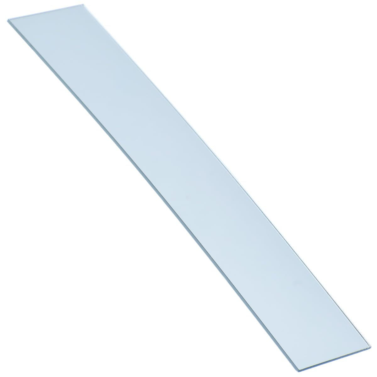 AadyaCrafts Acrylic Silver Mirror Rectangle Strip, Pack of 2 pcs, 7 Inches Long, AMLS00-image-0