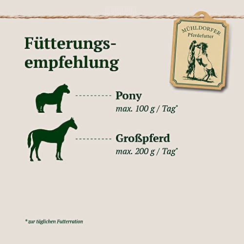 Mühldorfer NaturHupferl Apfel - 1 kg - Gesunde Leckerli für Pferde - Getreidefrei - Ohne Melasse und Zusatzstoffe