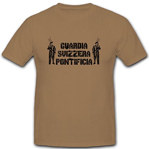 T-shirt Guardia Svizzera 11230 Cohors Pedestris anti-décoloration logo garde pontificale suisse
