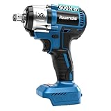 Raoendisインパクトレンチ マキタ 18v 互換 工具 充電式 電動インパクト 3段階切替モード 自動停止モード 正逆転両用 最大ゆるめトルク600N・m 高出力ブラシレスモーター タイヤ交換 インパクト LED残照機能付き 修理保証付 (本体のみ)