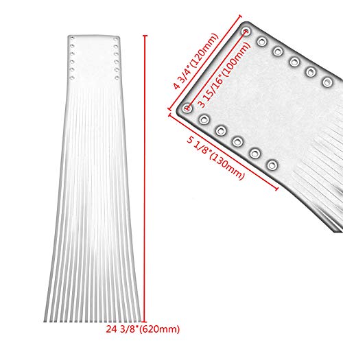 Leather Grip Covers,Motorcycle Hand Grips Leather Tassel Fringe Cover 22/25mm for Cruiser Chopper Bobber Chief Classic universal - Thumbnail 5