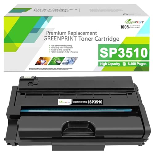 Cartouche SP3500XA GREENPRINT pour imprimer vos dossiers au bureau sans panne