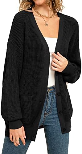 Women's black cardigan sweater Clearance