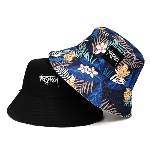 Image of Quanhaigou Bucket Hats Unisex Summer Travel Beach Fisherman Cap for Men Women Teens