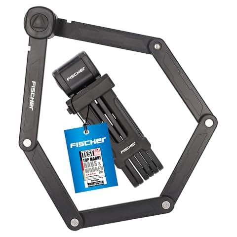Fischer 85852 Folding Lock with Holder Cover
