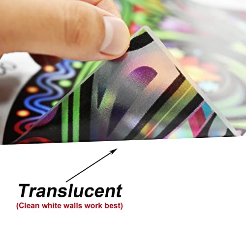 Maydahui Large Gecko Wall Decal Colorful Mandala Flower Pattern Wall Sticker (30 X 33 Inch) Vinyl Animal Wall Decals Removable Peel And Stick Lizard Art Murals Decor For Yoga Room Bedroom Living Room Background #TOP5