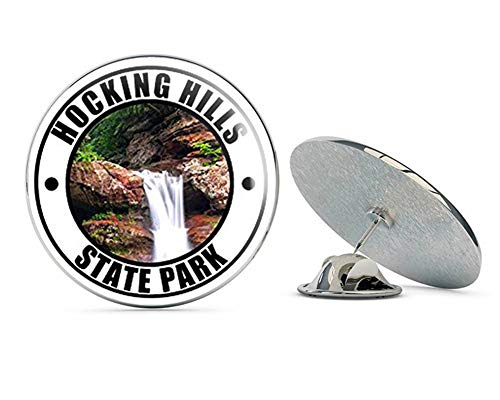 Round Hocking Hills State Park (Ohio oh Rock cave rv) Metal 0.75
