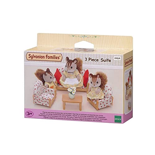 SYLVANIAN FAMILIES 4464 Canape+ 2 Fauteuils+ Table