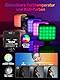 LED Videoleuchte, Rollei Lumis Mini RGB Kamera Licht 360 Farben 2500~9000K CRI 95+ Fotolampe Dauerlicht Fotografie Professionelle mit Akku für Makro Aufnahmen Produktfotografie und YouTube Vlogs