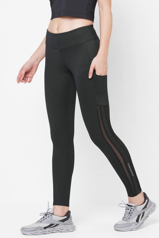 Image of JUST-Dry MESH Panel 7 /8 GO Train Tights