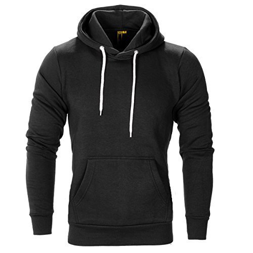 Raiken Vêtements de Flex Fleece Pull à Capuche Noir S