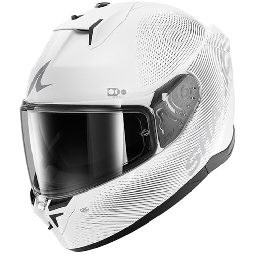 SHARK, Casco Moto Integral D SKWAL 3 SP LYNE White Silver WSS, M