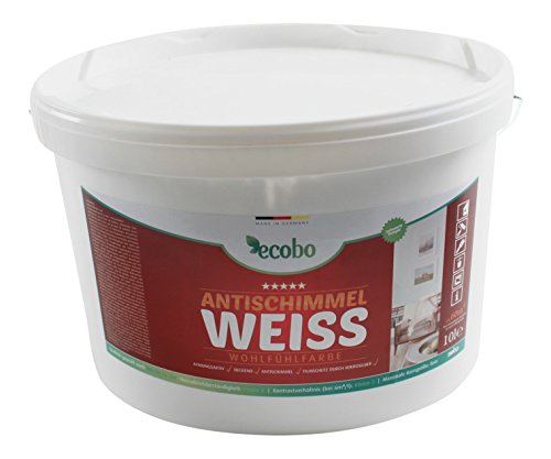 Innenwandfarbe Ecobo weiss matt 10l Wandfarbe weiss für Innen