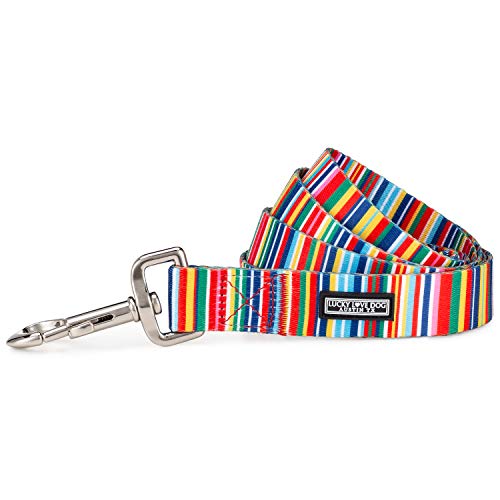 Lucky Love Dog Leash, Beautiful Vivid Patterns, Durable & Long Lasting (Hippie, Small)