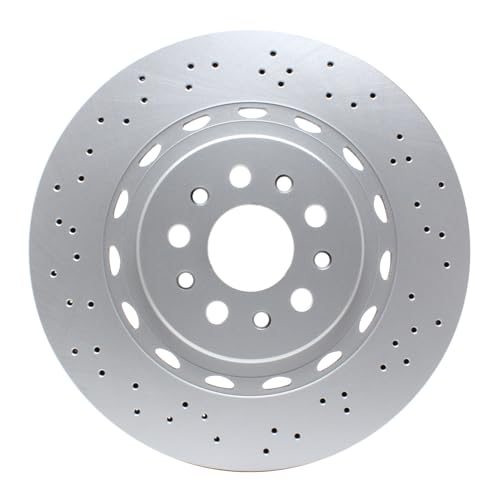 Dynamic Friction Company Front Brake Rotor Fits 2014-2024 Maserati Ghibli; 2014-2022 Maserati Quattroporte| Hi-Carbon Alloy GEOMET Coated Rotor by Dynamic Friction Company - Used condition - US$95.66