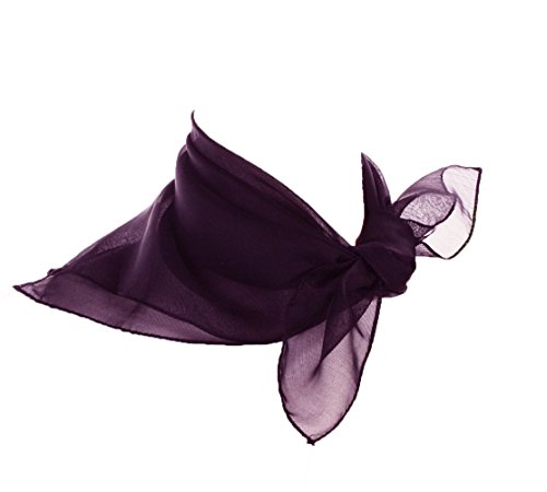 Sheer Chiffon Square Scarf in Colors - 50s style