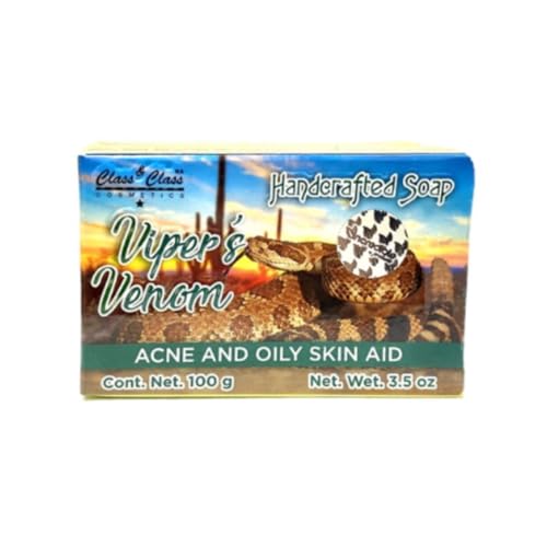LABS INCREDIBLE - Viper's Venom Soap/Jabón de Víbora (100g) - Handmade, Acne & Oily Skin Treatment