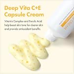 TOSOWOONG Vitamin C Brightening Cream with Glutathione, Tocopherol, Ferulic Acid & Peptides, Korean Skincare, 50 ml / 1.69 fl. oz.