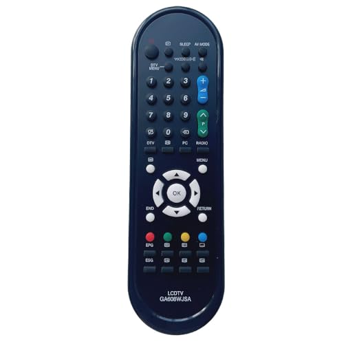 iOOiQQ GA608WJSA - Mando a distancia para Sharp TV RRMCGA608WJSA LC-19D1E LC-24LE210E LC-24LE220E LC-32DH500E LC-32DH500S LC-32DH510E LC-32FH510E LC-32FS510E LC-32LB220E LC-32LE2 20E