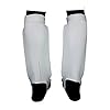 Twister-Muay-Thai-Boxing-KickboxingKarate-Taekwondo-MMA-Elastic-Cloth-Shin-Instep-Padded-Guards-Shin-in-Steps-Shin-Guards-Different-Sizes-Pair BadBoxe Muay Thai, Boxing, Kickboxing,Karate, Taekwondo, MMA Elastic Cloth Shin & Instep Padded Guards, Shin in Steps, Shin Guards, Different Sizes (Pair) (White/Black, S/M)