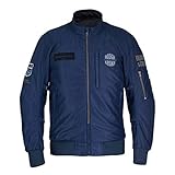 ラフアンドロード(ROUGH&ROAD) バイク用 ジャケット MA-1R メッシュジャケット RR7334 ネイビー M RR7334