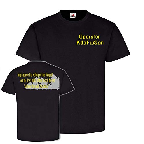 T-shirt Commando Unité Spéciale Sanitaire Operator 25138 Noir Taille XXXL