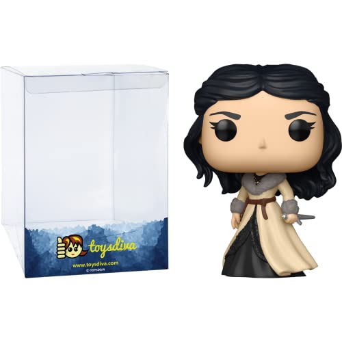 Yennefer: P O P ! Tv Vinyl Figurine Bundle With 1 Compatible 'Toysdiva' Graphic Protector (1193-57815 - B)