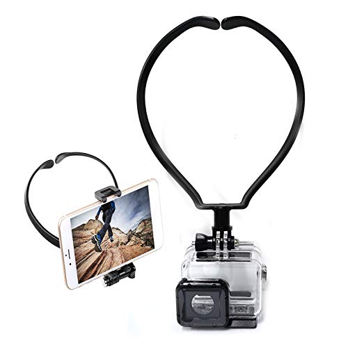 SHULLIN Soporte para teléfono móvil POV para colgar en el cuello, giratorio 270 grados, para cocinar, hacer senderismo al aire libre y grabar vídeos Cover