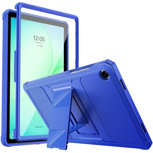 Image of MoKo Shockproof Case Fit Samsung Galaxy Tab A11+ Plus / A9+ 11 Inch | Full Body Rugged Stand Back Cover with Built-in Screen Protector for Galaxy Tab A11+ / A9+ Tablet, Klein Blue