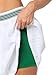 Lacoste Women's Sport Piqué Tennis Skirt with Liner, White/Rocket Green, 4