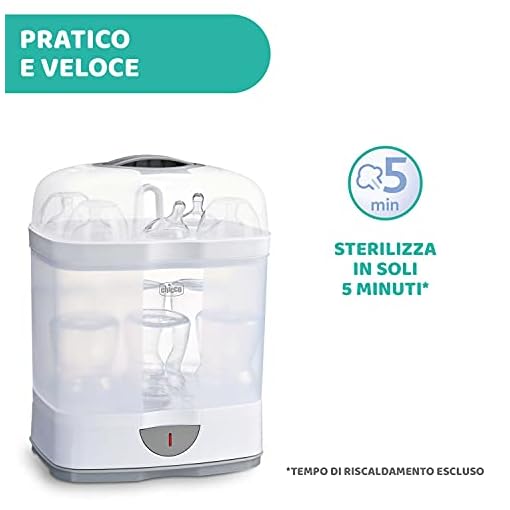 Chicco SterilNatural Sterilizzatore Biberon | Genitori&Bebè