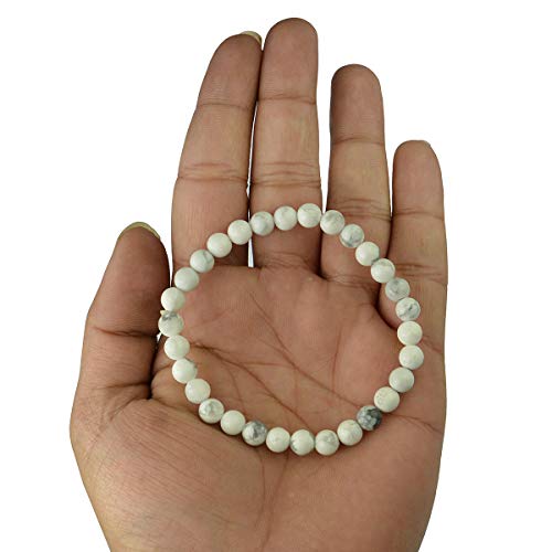 Image of Reiki Crystal Products Natural Crystal Stone Bracelet 6 mm Round Beads for Men & Women | Gemstone Jewellery Bracelet | Reiki Charged | Multiple Stone Variants Available