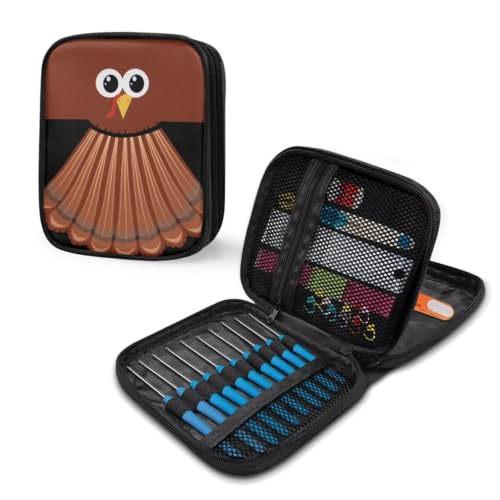 Image of Vanideaoty Turkey Crochet Storage Organizer with Web Pockets Fall
