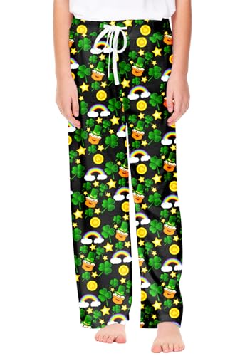 Image of Remimi Girl Boy Plaid Pants Drawstring Summer Casual Loose Bottoms 5-14 Years