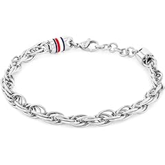 Idea Regalo - Tommy Hilfiger Jewelry Braccialetto a catena da uomo in Acciaio Inossidabile in Acciaio Inossidabile - 2790499