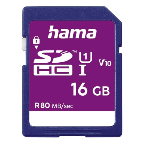 Hama SDHC 16GB Class 10 UHS-I 80MB/s Speicherkarte Hama SDHC 16GB Class 10 UHS-I 80MB/s Speicherkarte