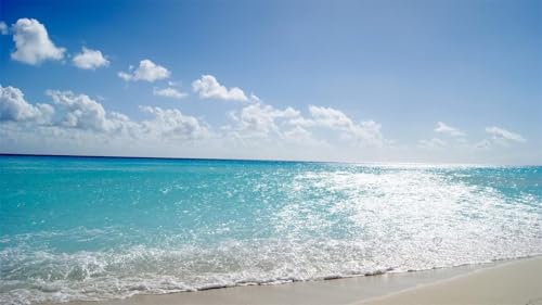 Peinture Diamant Plage XXL QiHon pour un salon style bord de mer