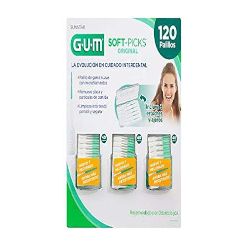 Soft Picks Gum Original, Palitos Interdentais, Com Estojo Portáti...