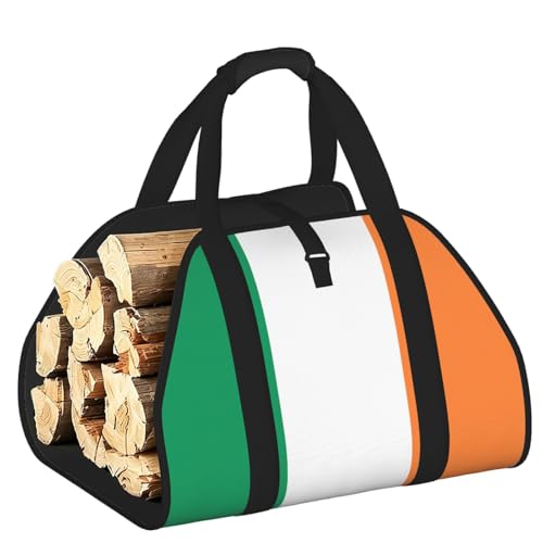 Sac en toile pour bois de chauffage et accessoires pour poêle à bois résistant