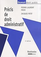 Précis de droit administratif 2707615943 Book Cover