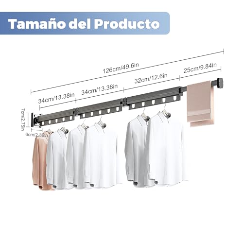 Consejos y reviews para comprar Percheros plegables para ahorrar espacio Top cinco. 29 Imagen adicional