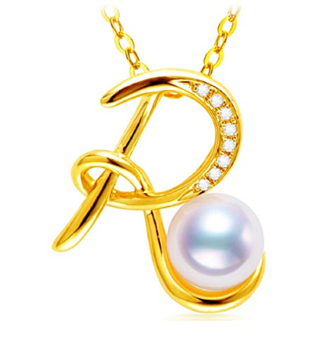 Pendentif perle d'Akoya du Japon au design chic, idéal pour sublimer vos tenues de bureau