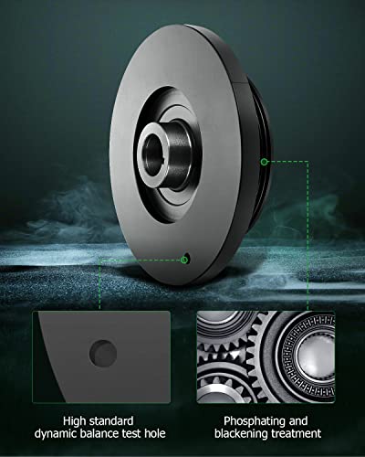 Scitoo 594-736 Harmonic Balancer Crankshaft Pulley Fits 1993-2005 Lexus Gs300 2001-2005 Lexus Is300 1992-2000 Lexus Sc300 1993-1998 Toyota Supra #TOP4