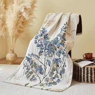 ikaufen Boho Throw Blanket, Bath Towel, 31.5x63, Breathable&Lightweight, 2Pack, Include Large Size and Small Size