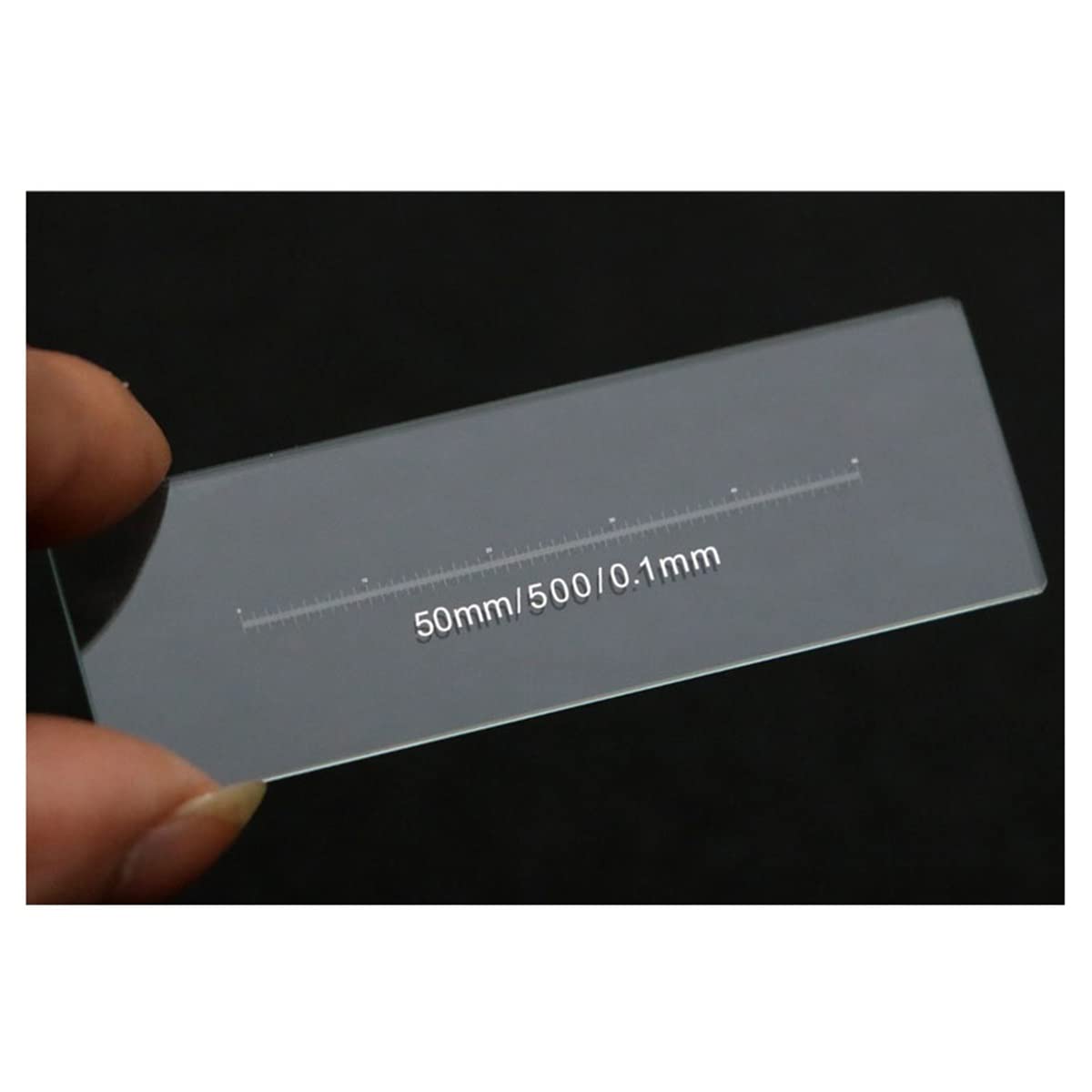 KRECS Accessori per microscopi Micrometro da microscopio 974.t DIV 0. 1mm x Righello 50mm for Un microscopio Universale