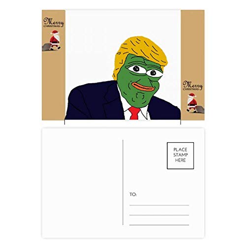 Cartes postales humoristiques Père Noël Trump, le lot idéal pour surprendre