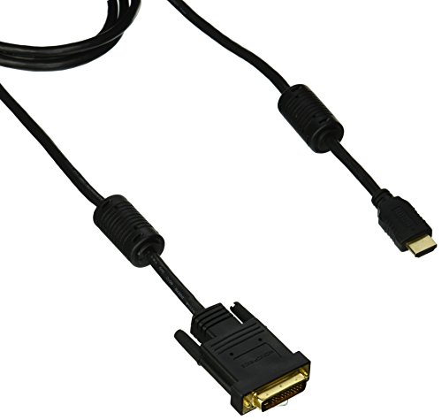 Monoprice-Video-Cable-6-Feet-Black-28AWG-HDMI-to-DVI-D-Dual-Link-M1-D-PD-Ferrite-cores